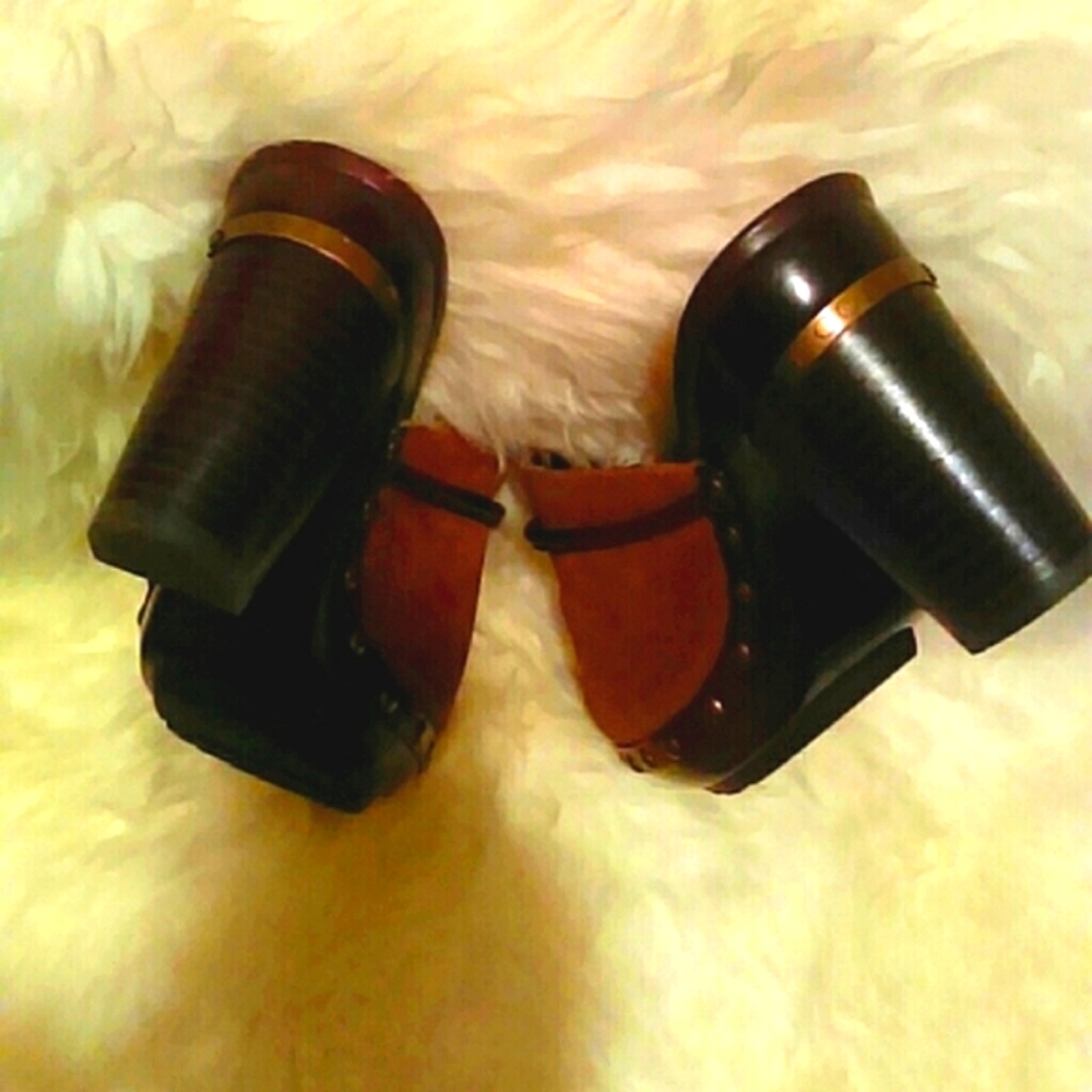 Authentic coach suede clog with tassel - Picture 6 of 6